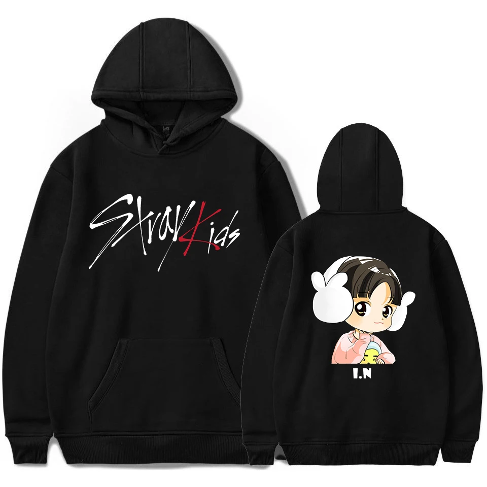Stray Kids Harajuku Bluzy Damskie Casual Hoodies