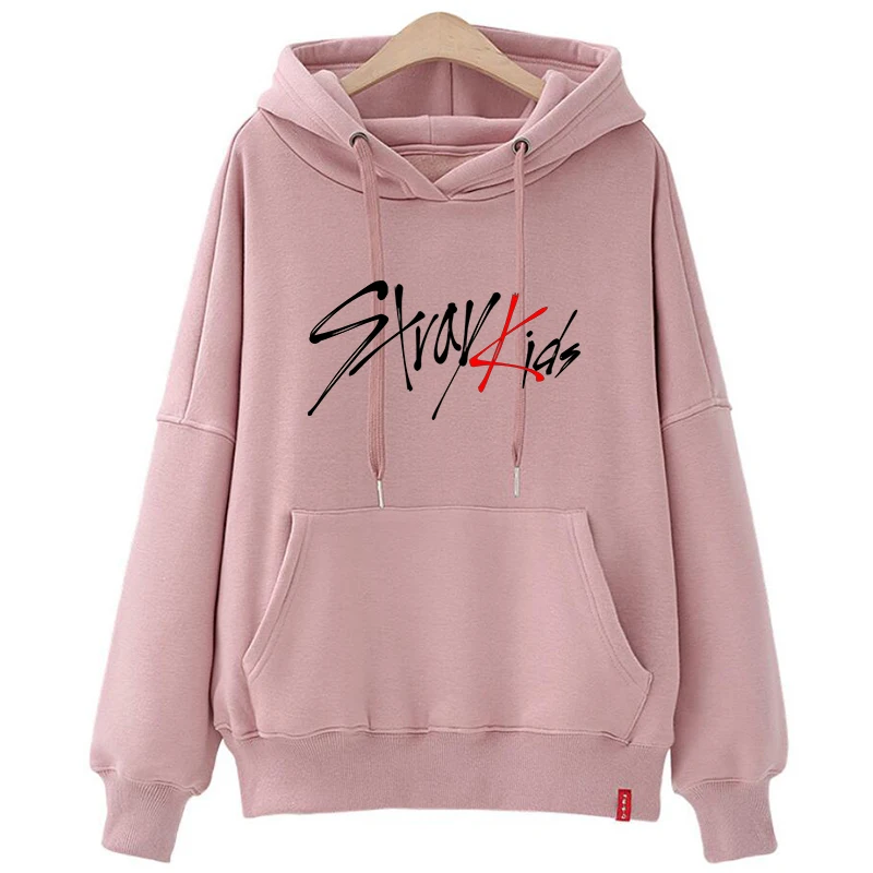 K-Pop Stray Kids Oversized Graphic Print Hoodies K-Pop Stray Kids Oversized Graphic Print Hoodies