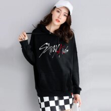 K-Pop Stray Kids Oversized Graphic Print Hoodies K-Pop Stray Kids Oversized Graphic Print Hoodies