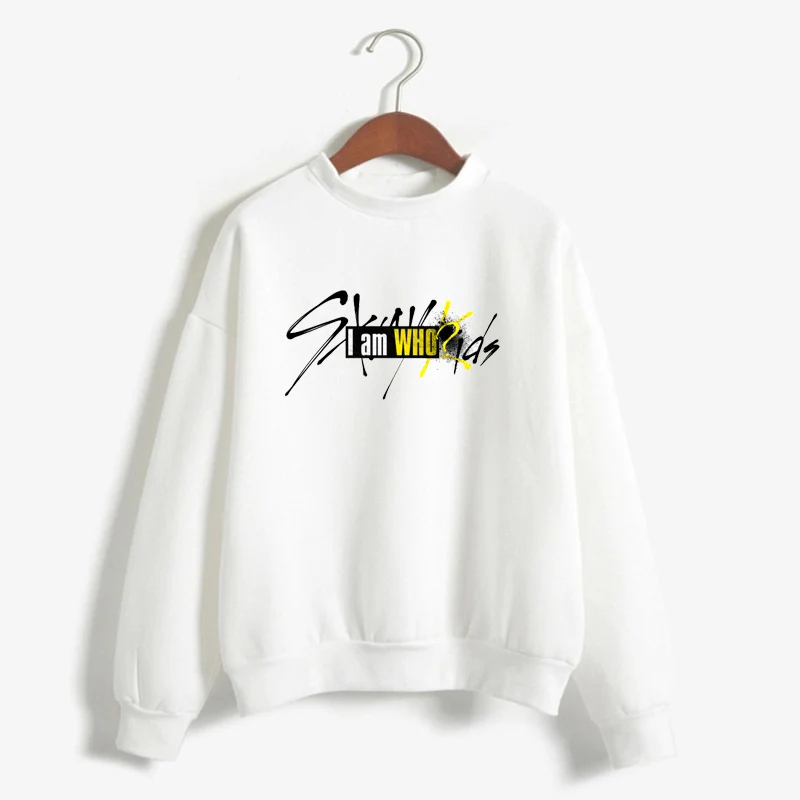 Stray Kids I Am Who Printed Long Sleeve Hoodies