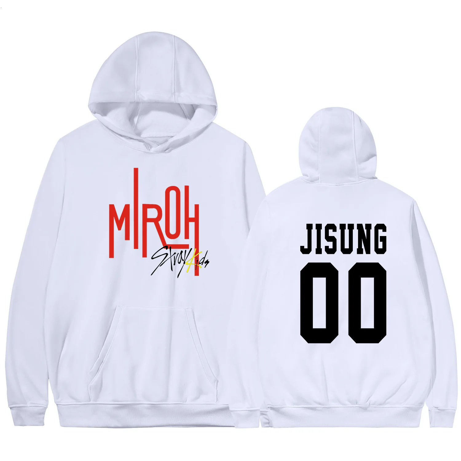 K-Pop Stray Kids Album Miroh Crewneck Fleece Hoodies With Pocket