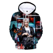 Stray Kids 3D Harajuku Hoodies For Male Stray Kids 3D Harajuku Hoodies For Male