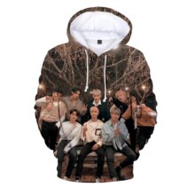 Stray Kids 3D Harajuku Hoodies For Male Stray Kids 3D Harajuku Hoodies For Male
