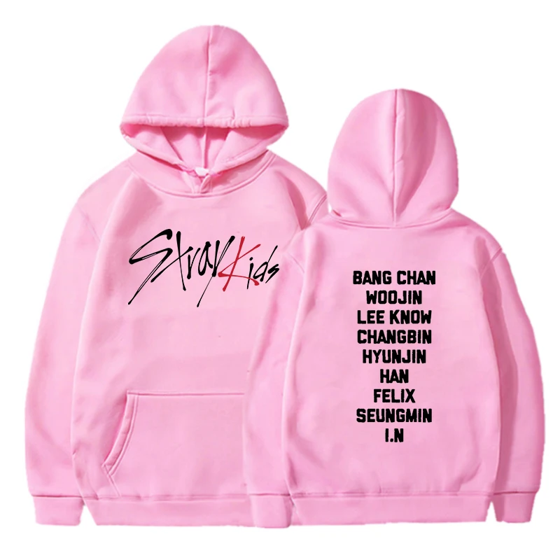 Stray Kids District 9 Unlock Oversized Print Felix Bang Chan Hoodies