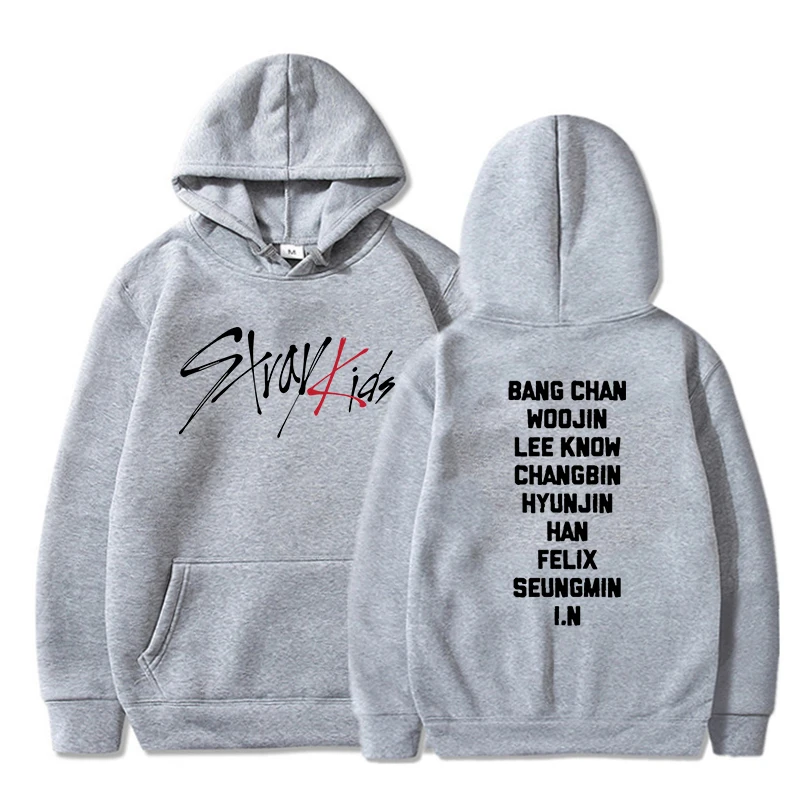 Stray Kids District 9 Unlock Oversized Print Felix Bang Chan Hoodies