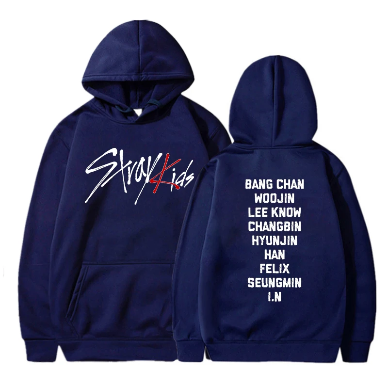 Stray Kids District 9 Unlock Oversized Print Felix Bang Chan Hoodies