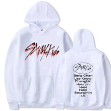 K-Pop Stray Kids Go Shen Casual Long Sleeve Hoodies K-Pop Stray Kids Go Shen Casual Long Sleeve Hoodies