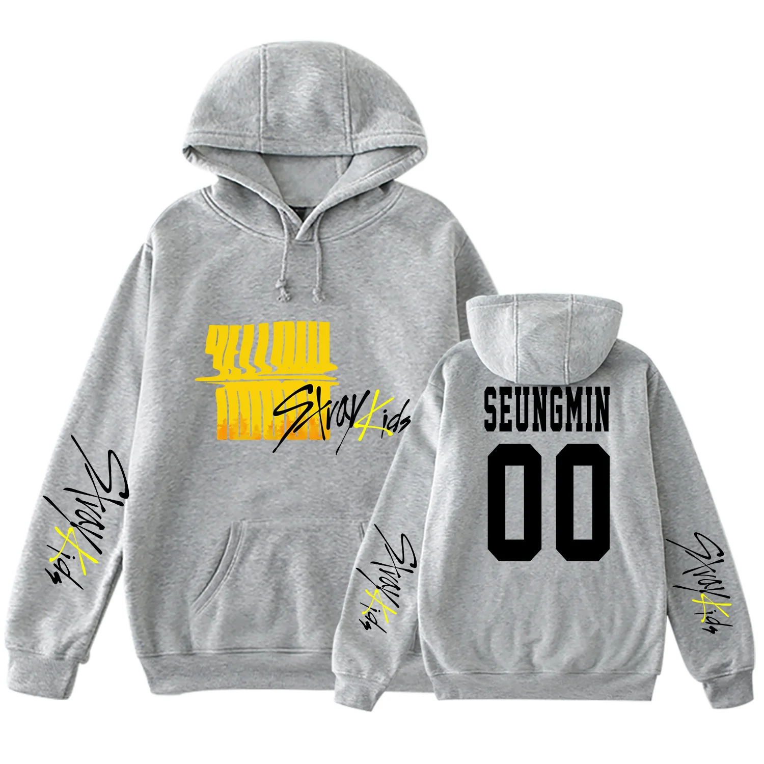 Stray Kids Oversized Long Sleeve Unisex Hoodies