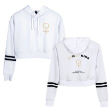 K-Pop Stray Kids High Waist Full Sleeve Crop Tops K-Pop Stray Kids High Waist Full Sleeve Crop Tops