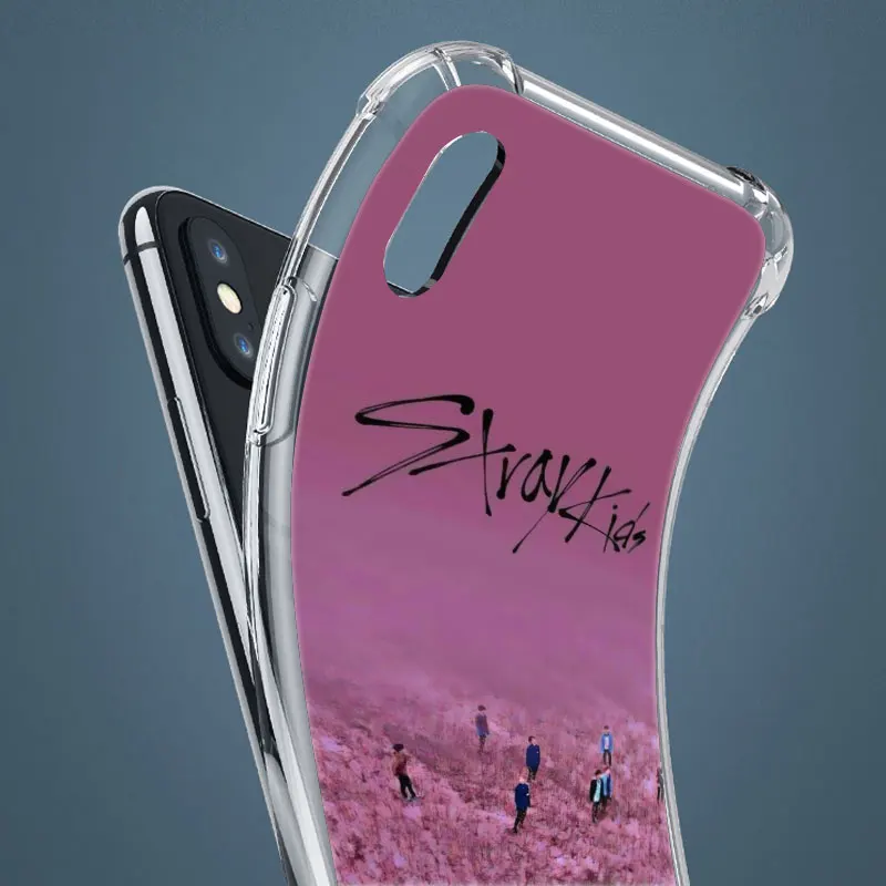 K-Pop Stray Kids Clear Soft Airbag Anti Phone Case For Apple iPhone