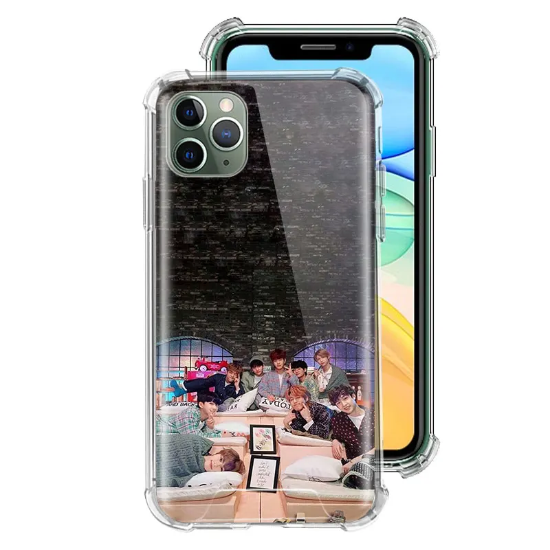 K-Pop Stray Kids Clear Soft Airbag Anti Phone Case For Apple iPhone