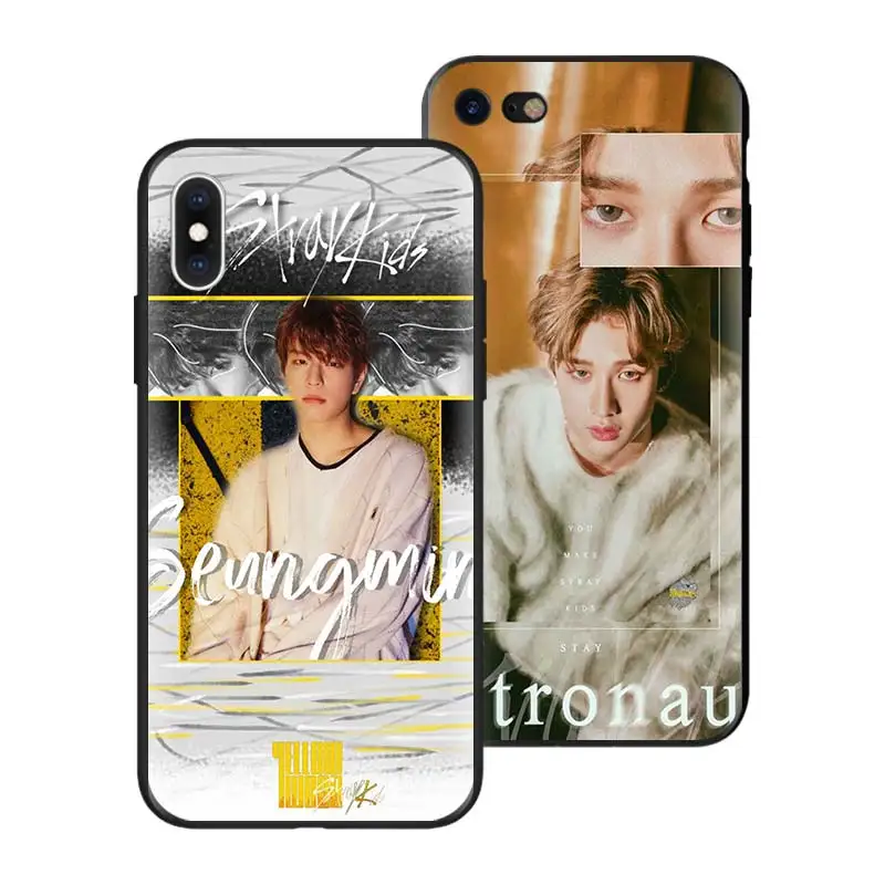 Stray Kids K-Pop Silicone Soft Cover Cases For iPhone Stray Kids K-Pop Silicone Soft Cover Cases For iPhone