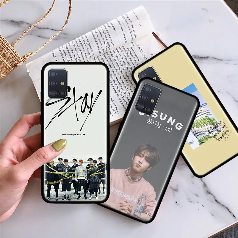 Stray Kids Silicone Fundas Phone Cover Case For Samsung Galaxy