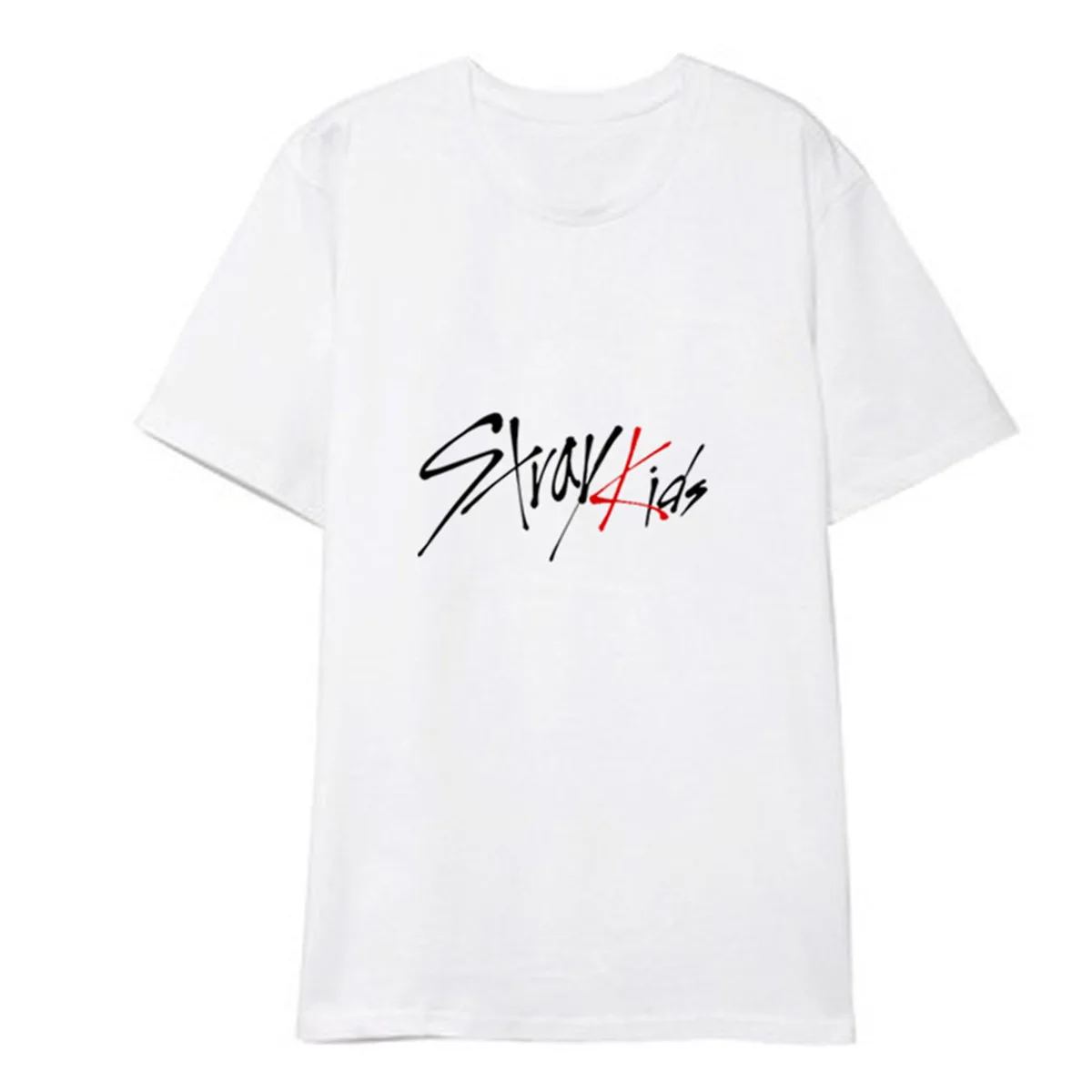 K-Pop Stray Kids Bangchan Jeongin Felix Woojin Casual Short Sleeve T-Shirt K-Pop Stray Kids Bangchan Jeongin Felix Woojin Casual Short Sleeve T-Shirt