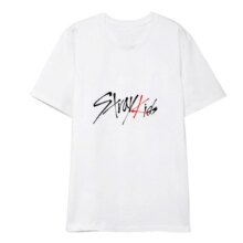 K-Pop Stray Kids Bangchan Jeongin Felix Woojin Casual Short Sleeve T-Shirt K-Pop Stray Kids Bangchan Jeongin Felix Woojin Casual Short Sleeve T-Shirt