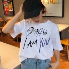 Stray Kids Harajuku Short Sleeve T-Shirt Stray Kids Harajuku Short Sleeve T-Shirt