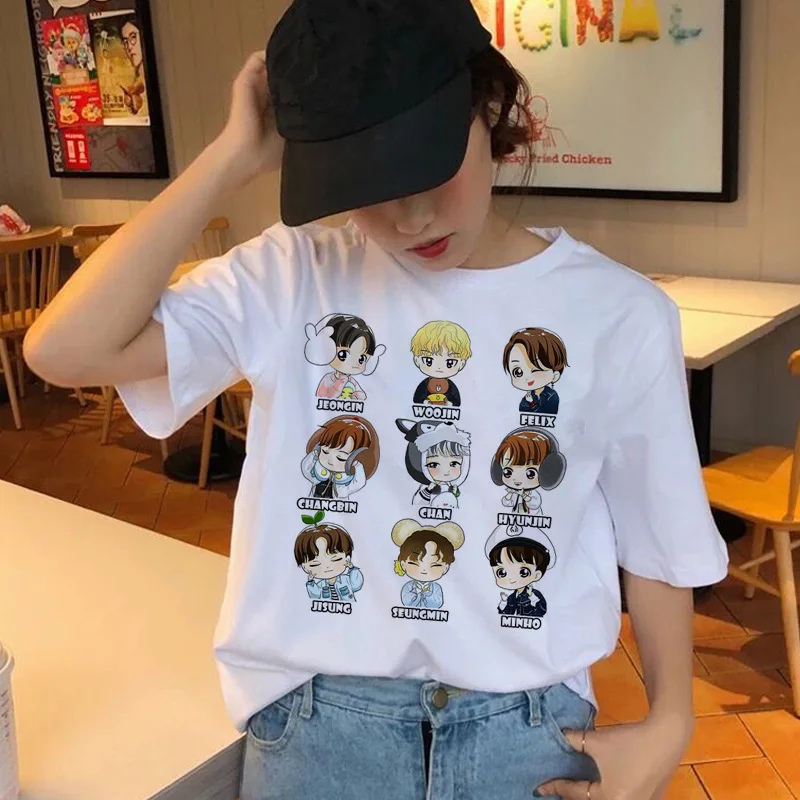 Stray Kids Harajuku Short Sleeve T-Shirt