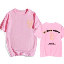 Stray Kids Shirt District 9 Unlock Concert Print Short Sleeve T-Shirt Stray Kids Shirt District 9 Unlock Concert Print Short Sleeve T-Shirt