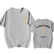 Stray Kids Shirt District 9 Unlock Concert Print Short Sleeve T-Shirt Stray Kids Shirt District 9 Unlock Concert Print Short Sleeve T-Shirt