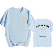 Stray Kids Shirt District 9 Unlock Concert Print Short Sleeve T-Shirt Stray Kids Shirt District 9 Unlock Concert Print Short Sleeve T-Shirt