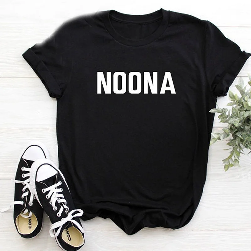 K-Pop Noona Print Army MonstaX Seventeen Got7 Short Sleeve T-Shirt