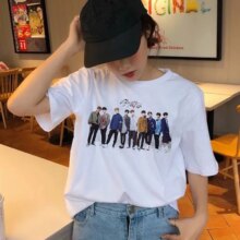 Stray Kids Harajuku Graphics Short Sleeve T-Shirt Stray Kids Harajuku Graphics Short Sleeve T-Shirt