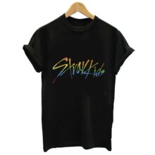 K-Pop Album Stray Kids Aesthetic Short Sleeve T-Shirts K-Pop Album Stray Kids Aesthetic Short Sleeve T-Shirts