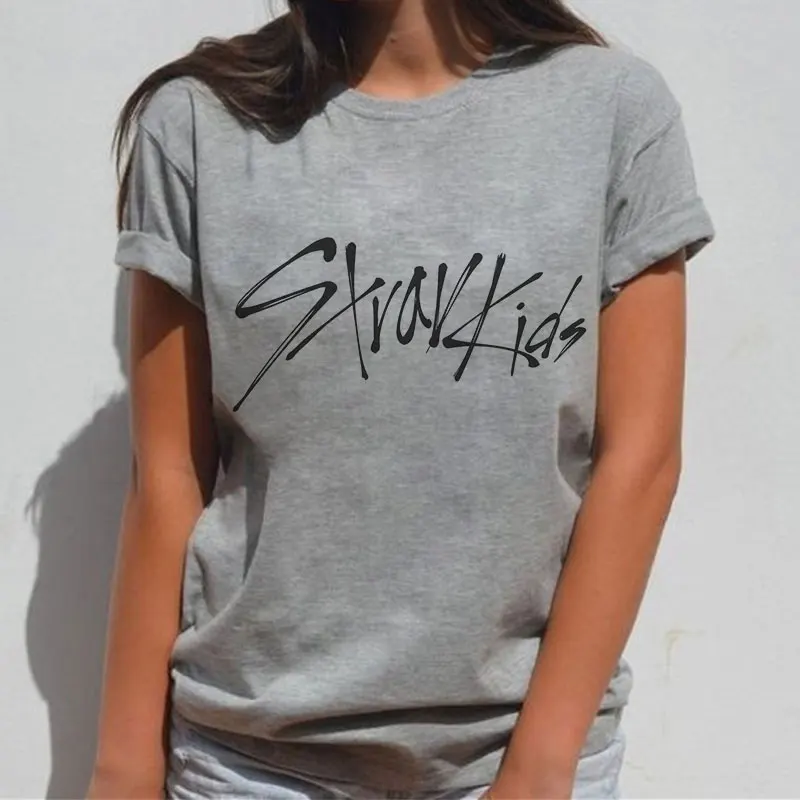 K-Pop Album Stray Kids Aesthetic Short Sleeve T-Shirts