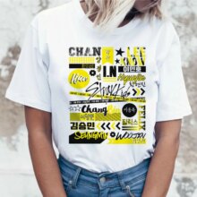 Stray Kids I Am Who Print Harajuku Ulzzang T-Shirt Stray Kids I Am Who Print Harajuku Ulzzang T-Shirt
