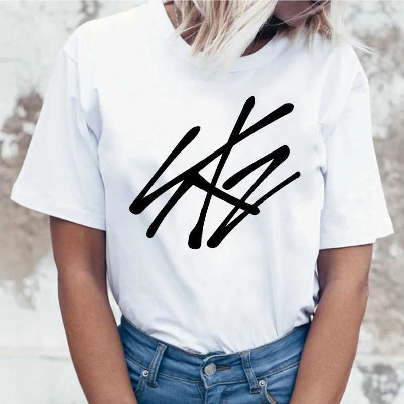 Stray Kids I Am Who Print Harajuku Ulzzang T-Shirt Stray Kids I Am Who Print Harajuku Ulzzang T-Shirt