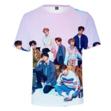 K-Pop Stray Kids Album 3D Print Minho Jisung Woojin Changbin Felix T-Shirt K-Pop Stray Kids Album 3D Print Minho Jisung Woojin Changbin Felix T-Shirt