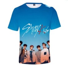 K-Pop Stray Kids Album 3D Print Minho Jisung Woojin Changbin Felix T-Shirt K-Pop Stray Kids Album 3D Print Minho Jisung Woojin Changbin Felix T-Shirt