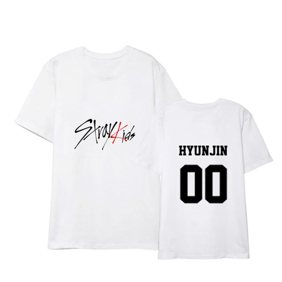 K-Pop Stray Kids Minho Jisung Woojin Changbin Felix Short Sleeve T-Shirt