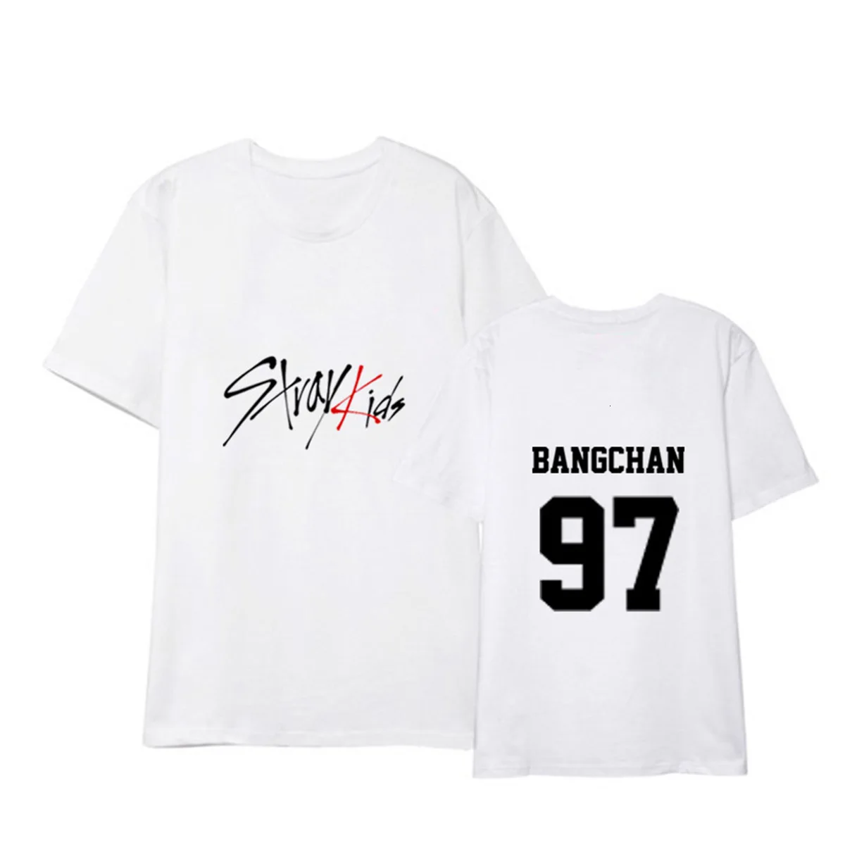 K-Pop Stray Kids Minho Jisung Woojin Changbin Felix Short Sleeve T-Shirt