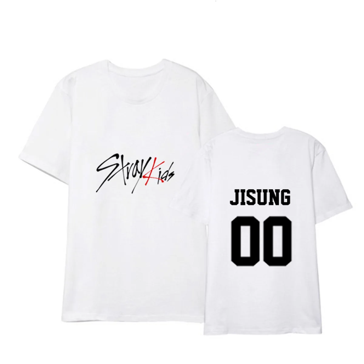 K-Pop Stray Kids Minho Jisung Woojin Changbin Felix Short Sleeve T-Shirt