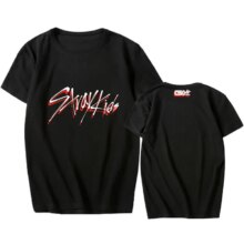 K-Pop Stray Kids Printing Levanter Bang Chan Felix Seung Min Short Sleeve T-Shirt K-Pop Stray Kids Printing Levanter Bang Chan Felix Seung Min Short Sleeve T-Shirt