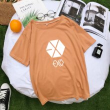 Exo K-Pop Short Sleeve Casual T-Shirt Exo K-Pop Short Sleeve Casual T-Shirt