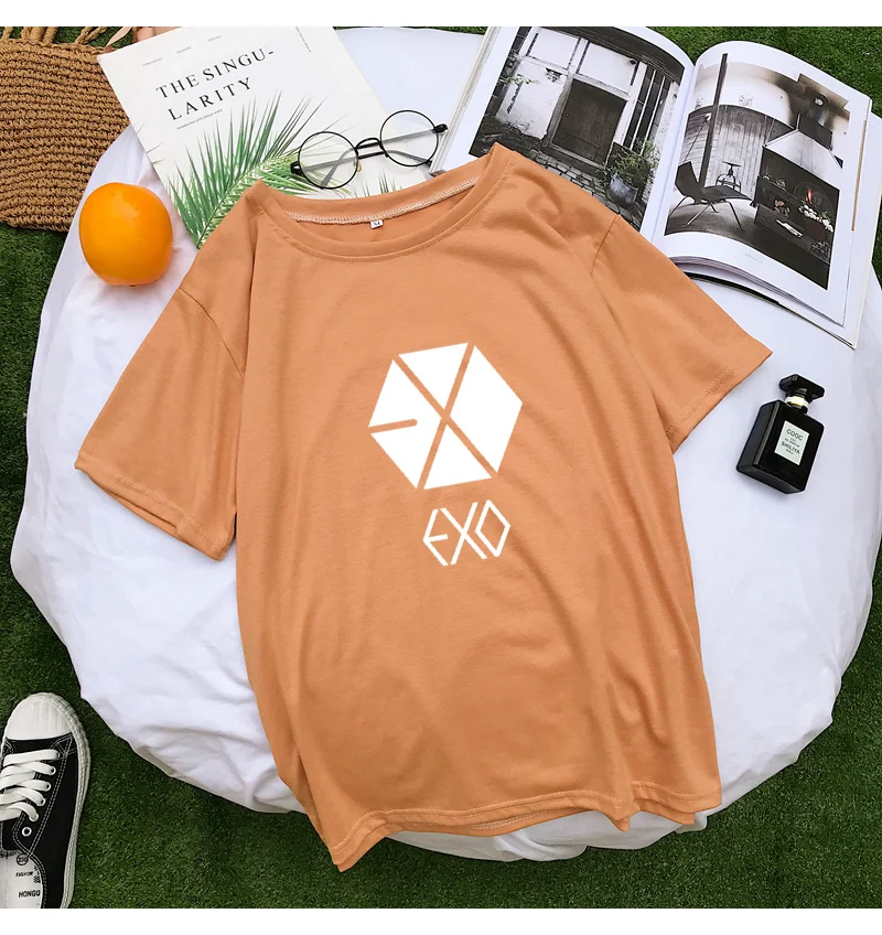 Exo K-Pop Short Sleeve Casual T-Shirt Exo K-Pop Short Sleeve Casual T-Shirt