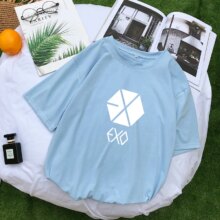 Exo K-Pop Short Sleeve Casual T-Shirt Exo K-Pop Short Sleeve Casual T-Shirt