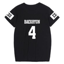 Exo K-Pop Suho Chen Kai Lay Short Sleeve T-Shirt Exo K-Pop Suho Chen Kai Lay Short Sleeve T-Shirt