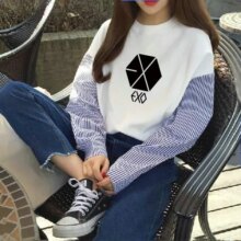 K-Pop Exo Harajuku Long-sleeve T-Shirt K-Pop Exo Harajuku Long-sleeve T-Shirt