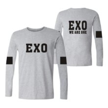 Exo K-Pop Harajuku Crewneck Long Sleeve T-Shirt Exo K-Pop Harajuku Crewneck Long Sleeve T-Shirt