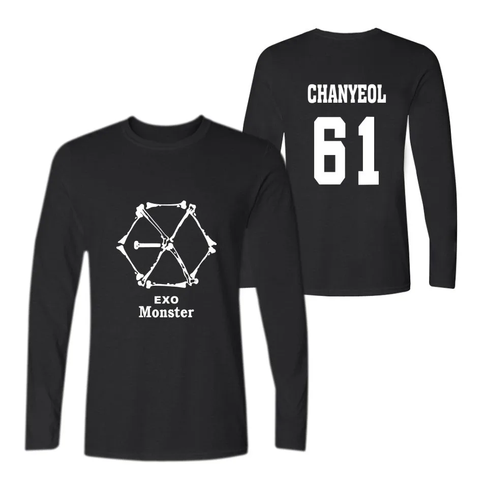 Exo Harajuku Camisas Feminina Monster T-Shirt