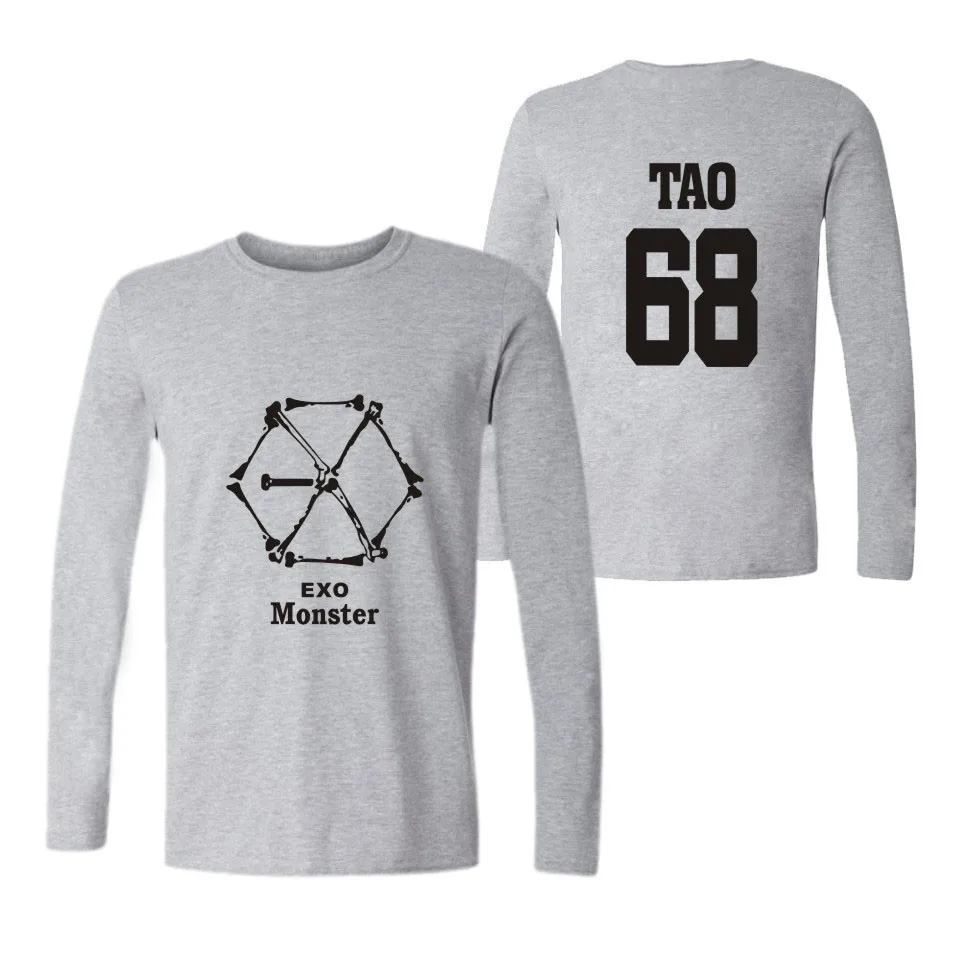 Exo Harajuku Camisas Feminina Monster T-Shirt