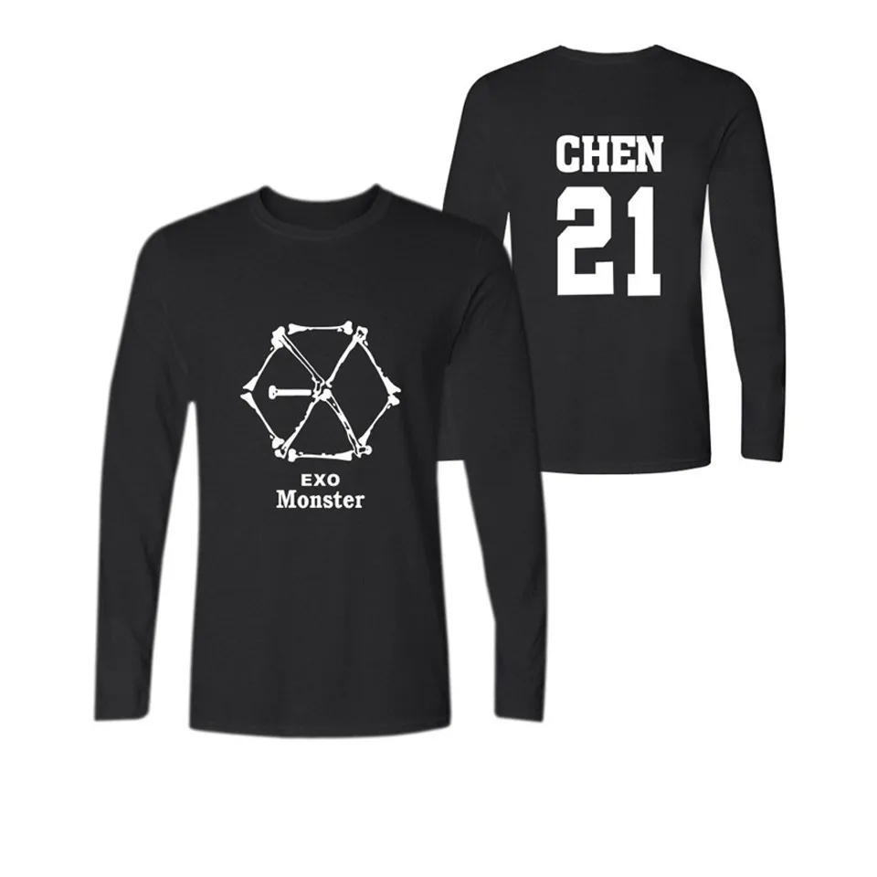 Exo Harajuku Camisas Feminina Monster T-Shirt