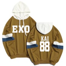 K-Pop Xiumin, Luhan, Chanyeol Exo Casual Hoodies K-Pop Xiumin, Luhan, Chanyeol Exo Casual Hoodies