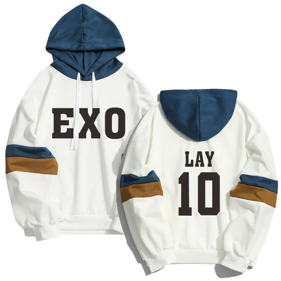 K-Pop Xiumin, Luhan, Chanyeol Exo Casual Hoodies K-Pop Xiumin, Luhan, Chanyeol Exo Casual Hoodies