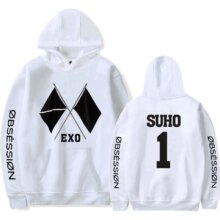 K-Pop Exo Printed Long Sleeve Casual Hoodies K-Pop Exo Printed Long Sleeve Casual Hoodies