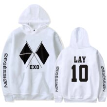 K-Pop Exo Printed Long Sleeve Casual Hoodies K-Pop Exo Printed Long Sleeve Casual Hoodies
