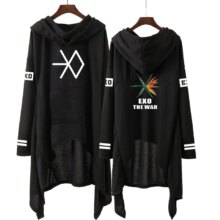 Exo Print Casual Long Sleeve & Skirt Hoodies Exo Print Casual Long Sleeve & Skirt Hoodies